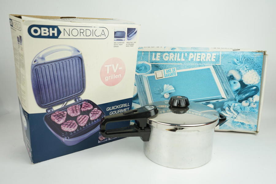 Bordsgrill m.m, 3 delar, bl.a OBH Nordica.