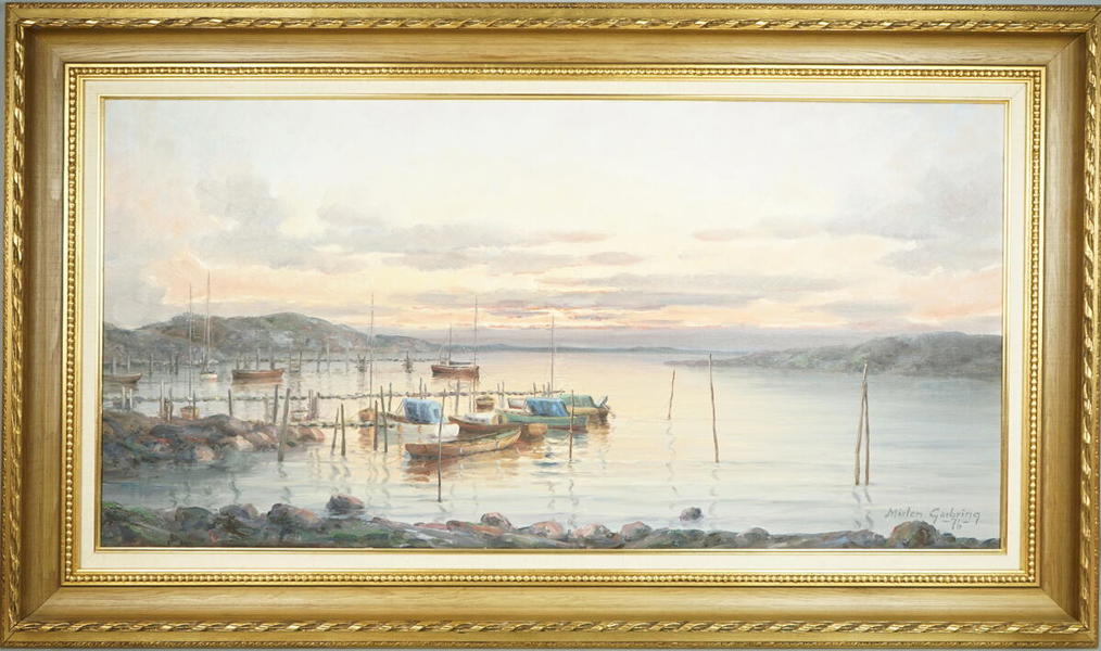 Mårten Garbring, "Bohuslän", olja på duk, signerad, daterad -76.