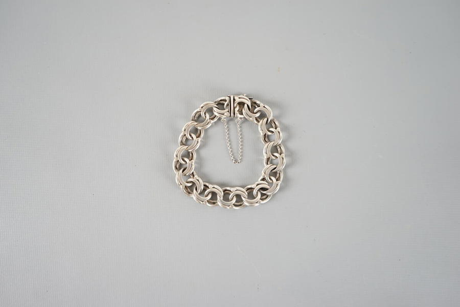 Armband, silver 830, bismarck, 1974.