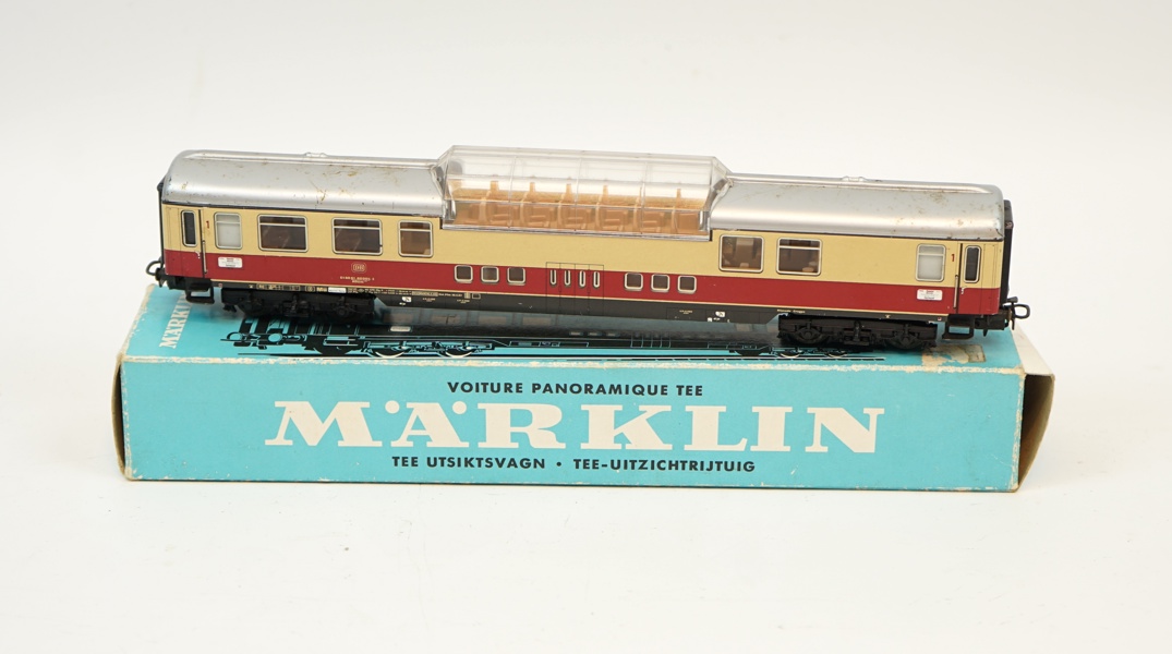 Modelltåg, Tee utsiktsvagn, 4090, Märklin.