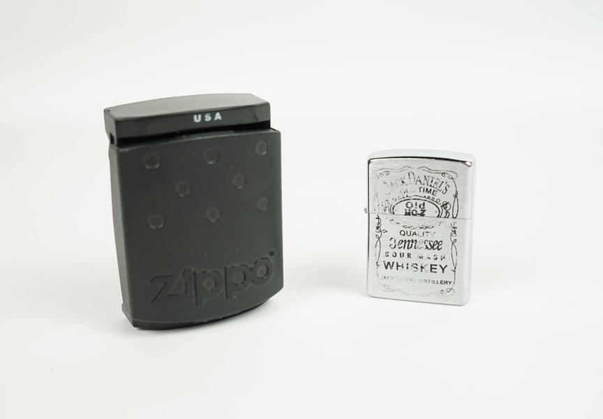 Tändare, Zippo, "Jack Daniels", Bradford, Pasadena, USA.