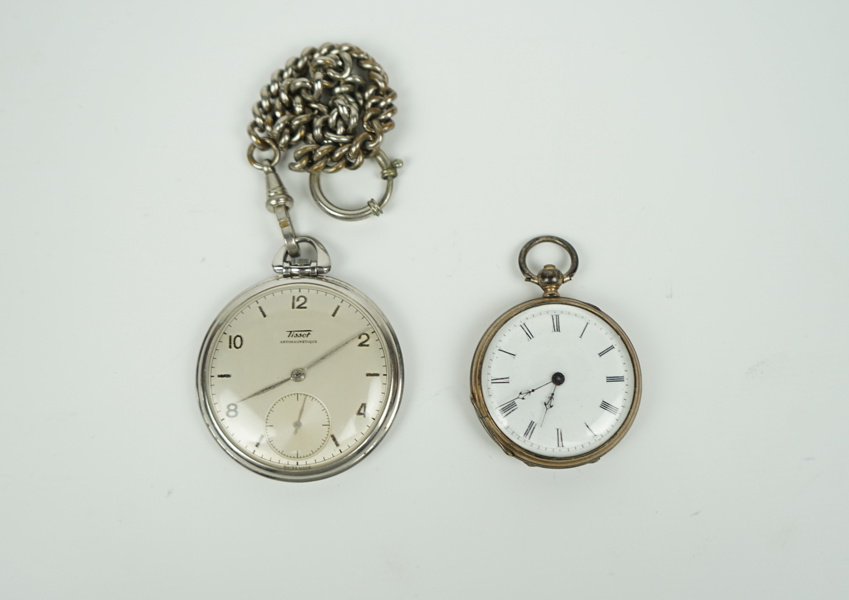 Fickur, 2 st, metall, bl.a Tissot.