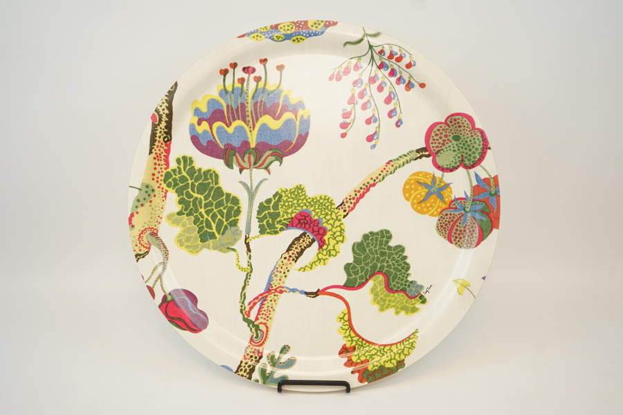 Josef Frank, bricka, ''Vegetable Tree'', Firma Svenskt Tenn.