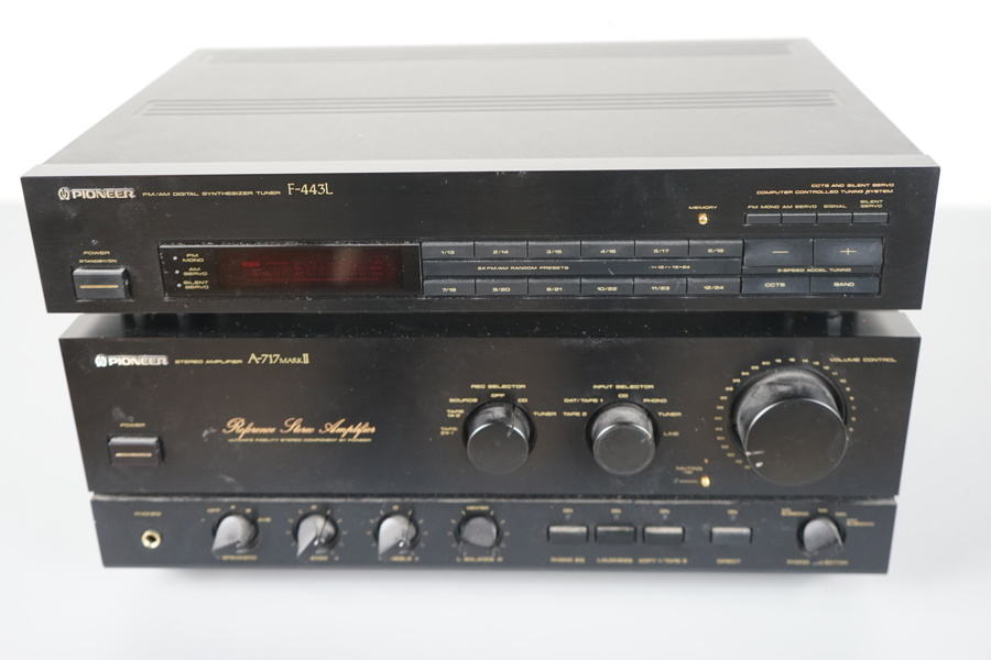 Förstärkare och tuner, Pioneer, A-717, Mark II.