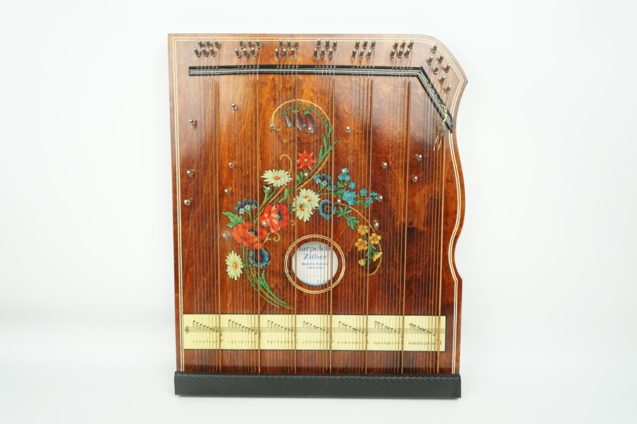 Cittra, Harpeleik-Zither, Östtyskland, 1900-tal.