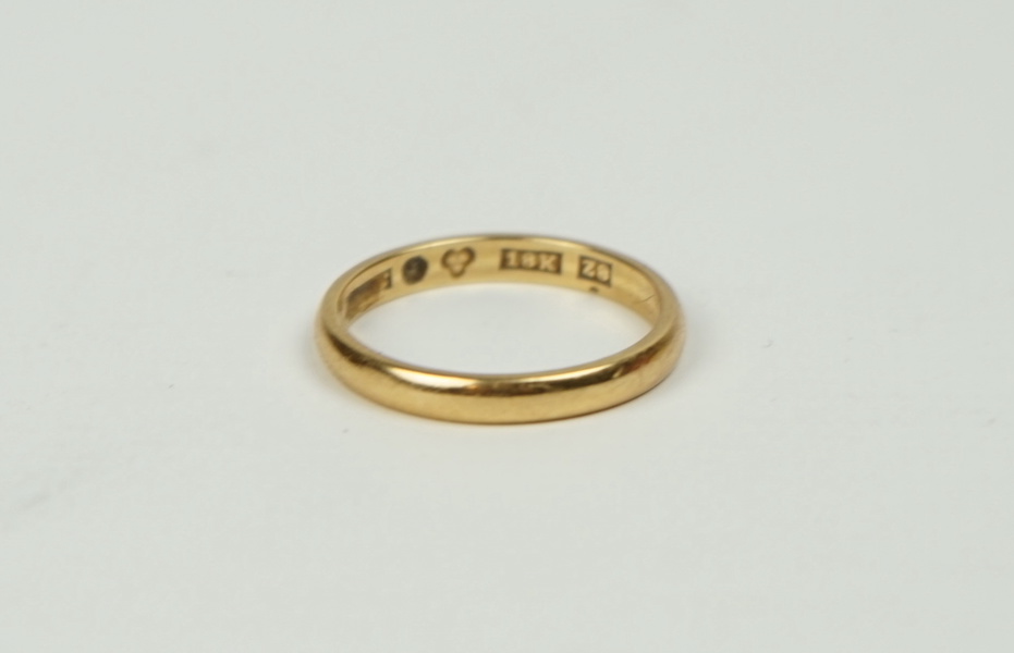 Ring, 18K guld, år 1950.