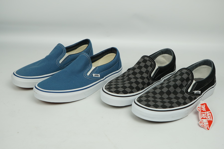 Vans, skor/slip-ons, 2 par, storlek 42, textil.