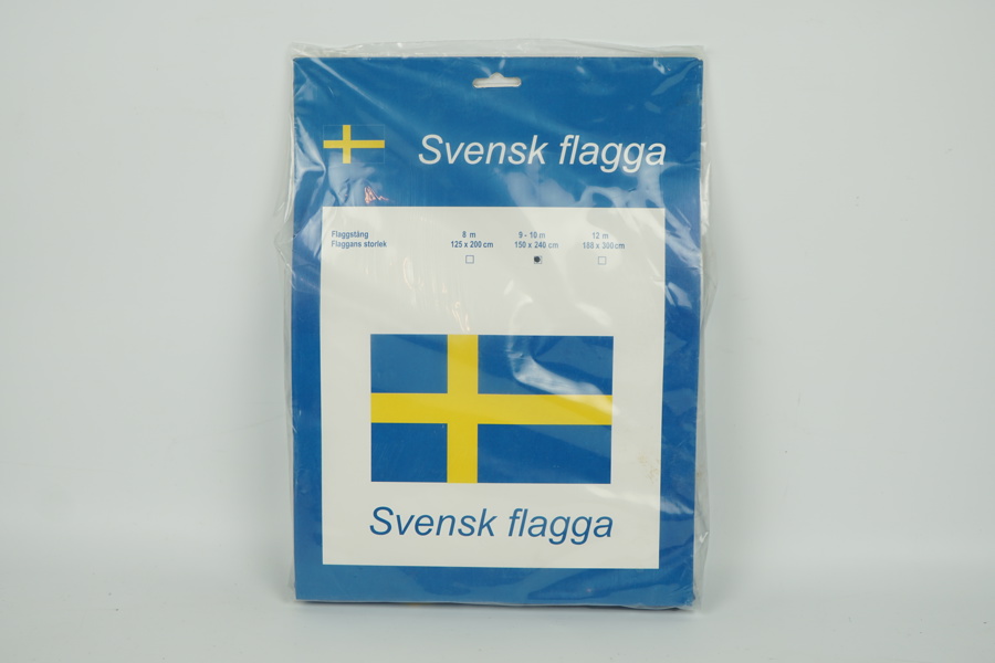 Svensk flagga, 150x240 cm.