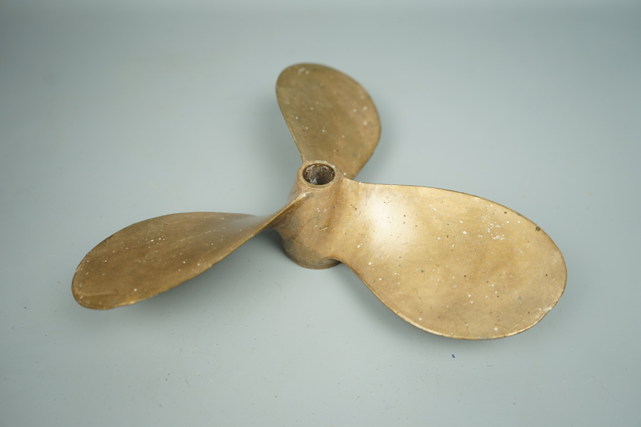 Propeller, mässing.