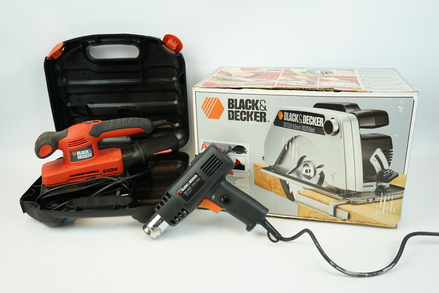Elverktyg, 3 st, Black & Decker.