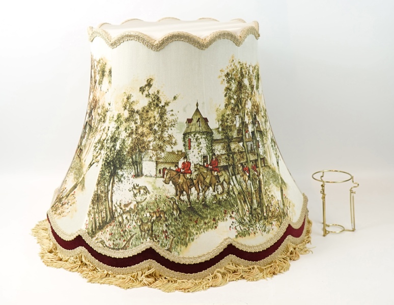 Lampskärm, textil.