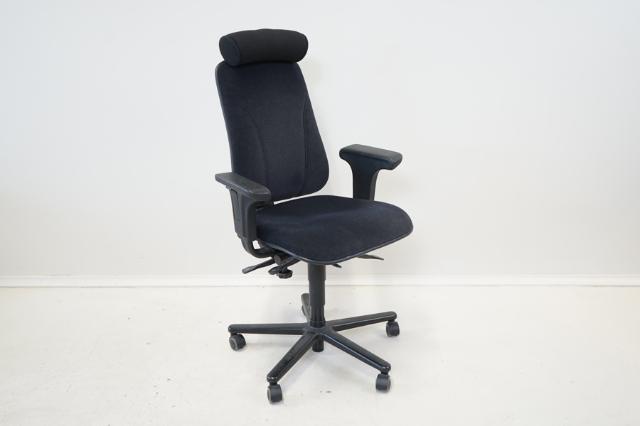 Kontorsstol, textil/plast, PLUS 561, Höganäsmöbler.