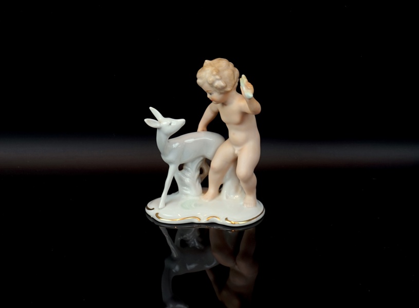 Figurin, porslin, Wallendorf.
