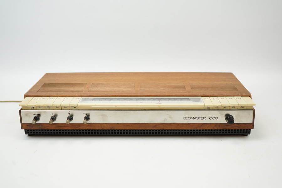 Bang & Olufsen, radio, teak, Beomaster 1000, 1966-1973.
