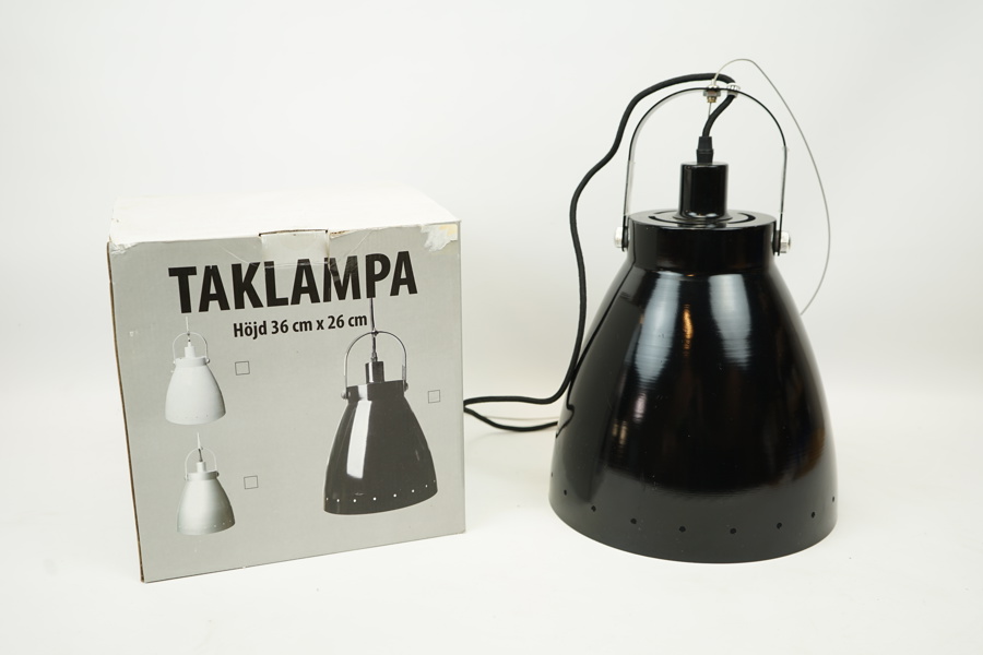 Taklampor, 2 st, metall.