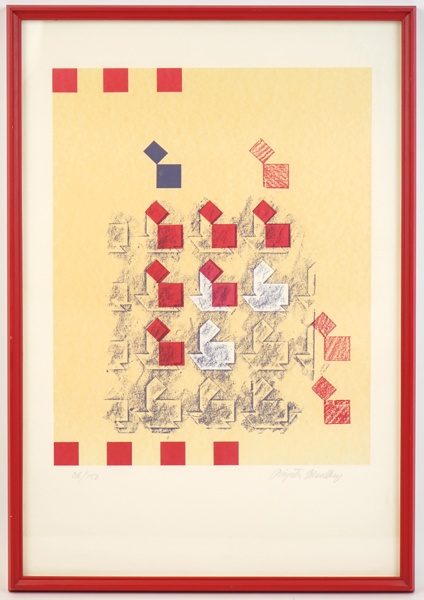 Birgitta Westberg, litografi nr. 36/150, signerad.