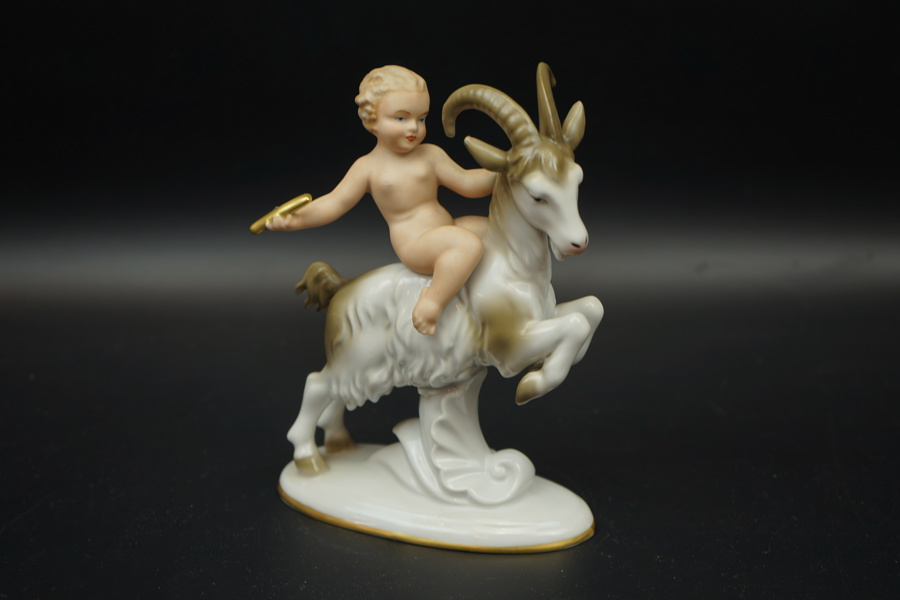 Figurin, porslin, Gerold Porzellan, Bavaria.
