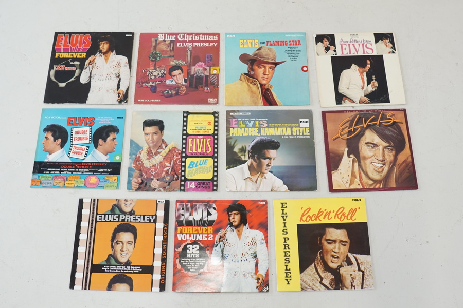 Elvis Presley, LP-skivor, 11 st.