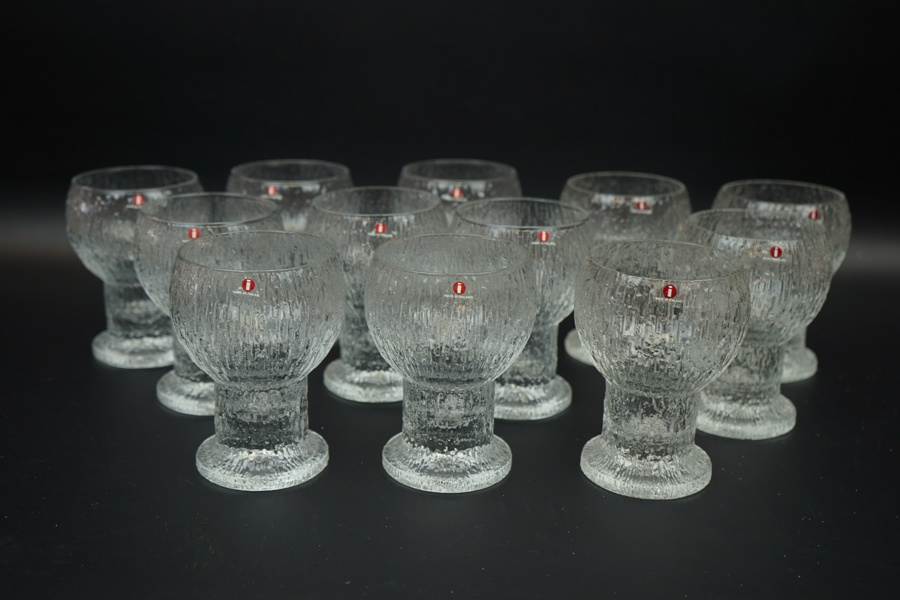 Timo Sarpaneva, ölglas, 12 st, "Kekkerit", Iittala.
