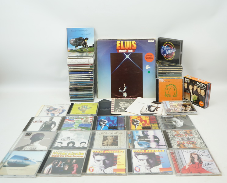 Vinyl och cd-skivor, ett parti, bl.a Björn Rosenström.