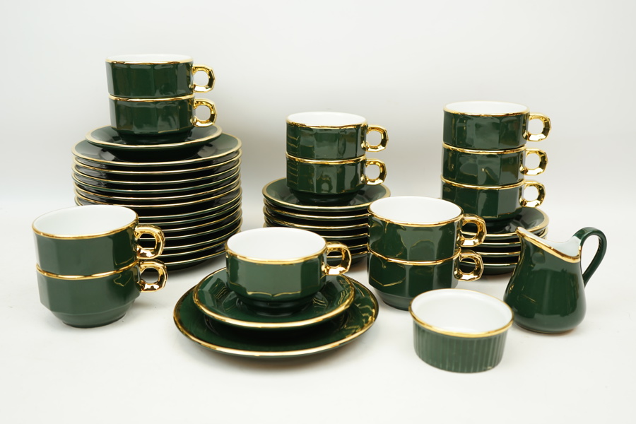 Kaffeservis, 28 delar, porslin, Pillivuyt.
