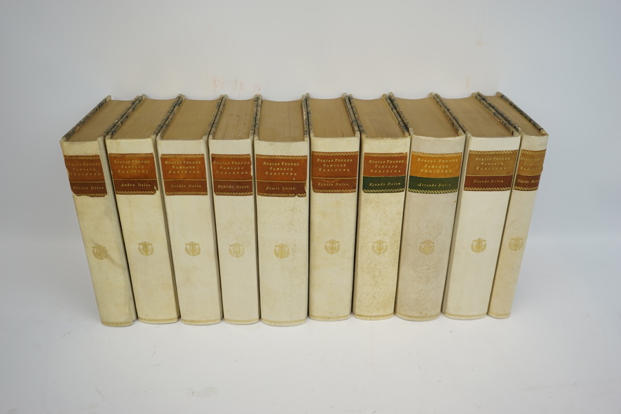 Esaias Tegnér, "Samlade skrifter", 10 böcker. P.A Norstedt & söner.