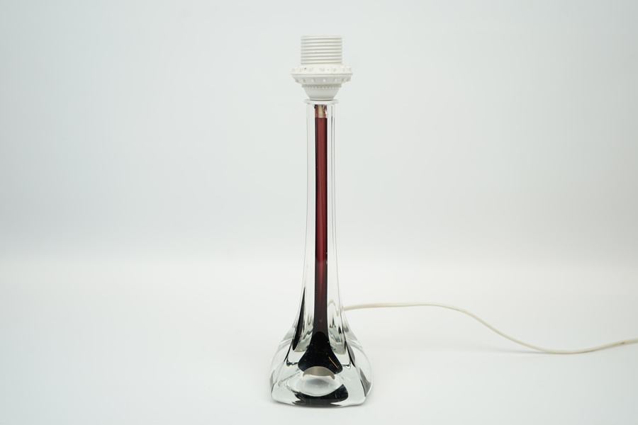 Paul Kedelv, bordslampa, glas, Flygsfors, 1900-talets andra hälft.