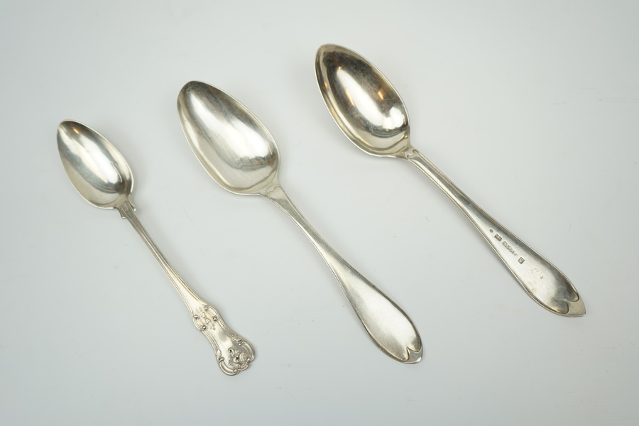Matskedar, 3 st, silver.
