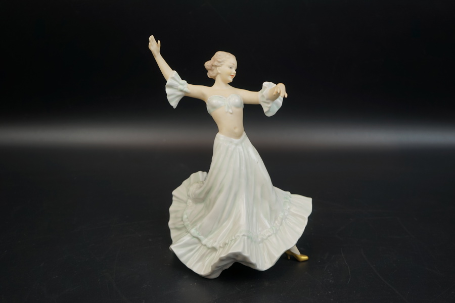 Figurin, porslin, Wallendorf.