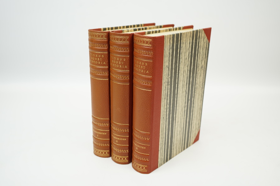 Böcker, "Tidens Konsthistoria", 3 band, Nils Gösta Sandblad, Tidens Förlag, 1948 och 1950.
