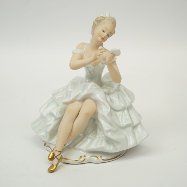 Figurin, porslin, Wallendorf, Tyskland.