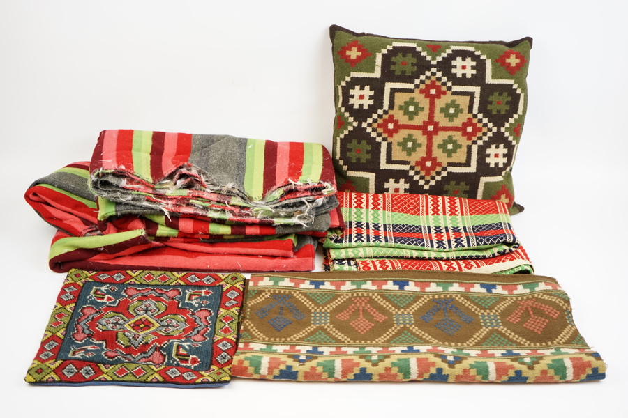 Allmogetextil, 6 delar.