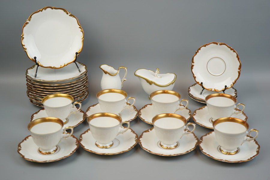 Kaffeservis, 24 delar, porslin, Hackefors.