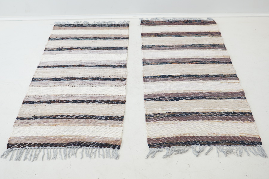 Trasmattor, 2 st, textil.