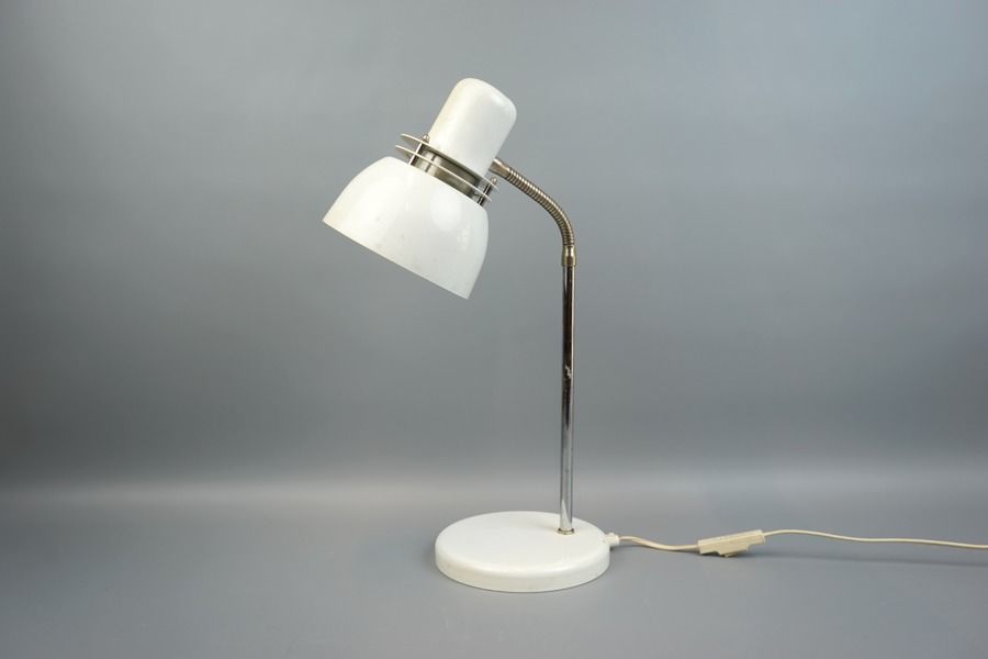 Skrivbordslampa, metall, Belid, 1900-talets andra hälft.