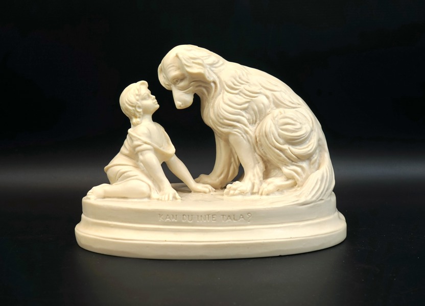 Figurin, sten, ''Kan du inte tala?'', Italien.