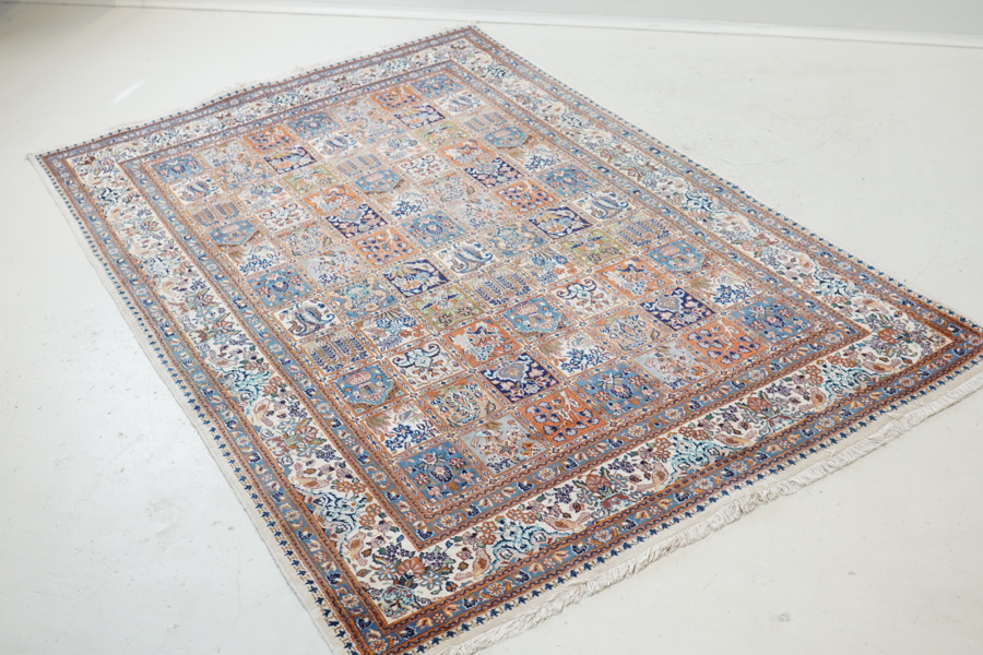 Matta, Khorasan, orientalisk, handknuten, ull.