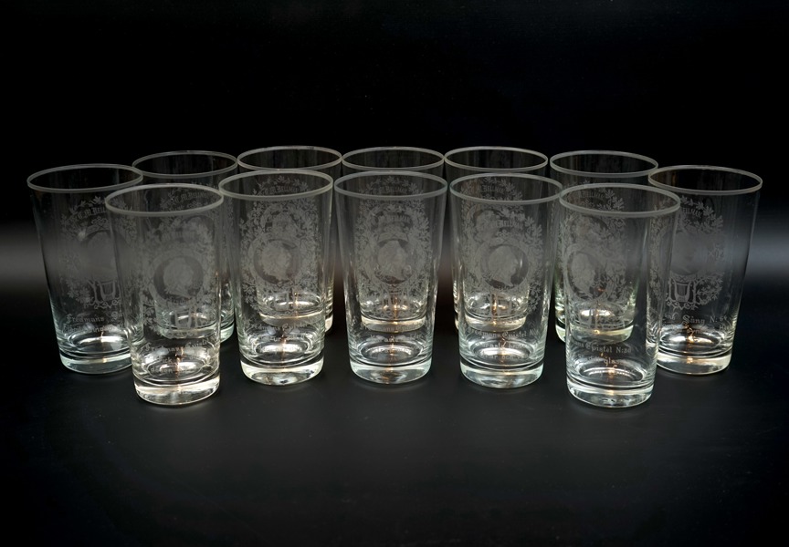 Glasservis, 12 delar, Bellman.