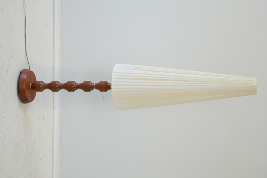Golvlampa, teak, 1950/60-tal.