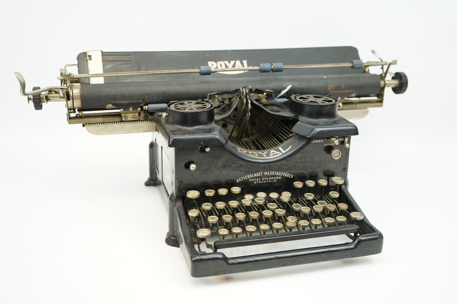 Skrivmaskin, "Royal Standard", Royal Typewriter Co, New York, USA.