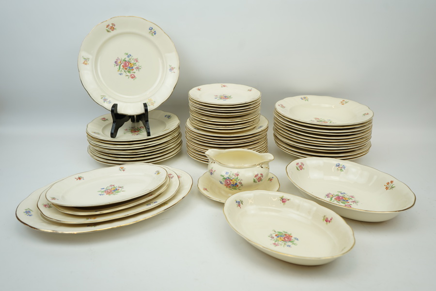 Matservis, 59 delar, porslin, "Riviera", Rörstrand.