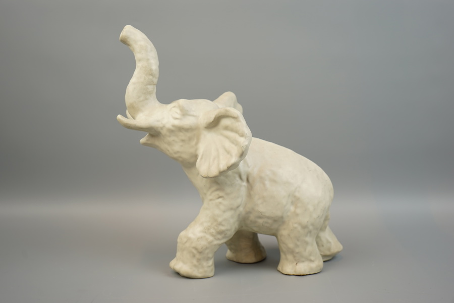 Vicke Lindstrand, skulptur, lergods, elefant, Upsala-Ekeby.