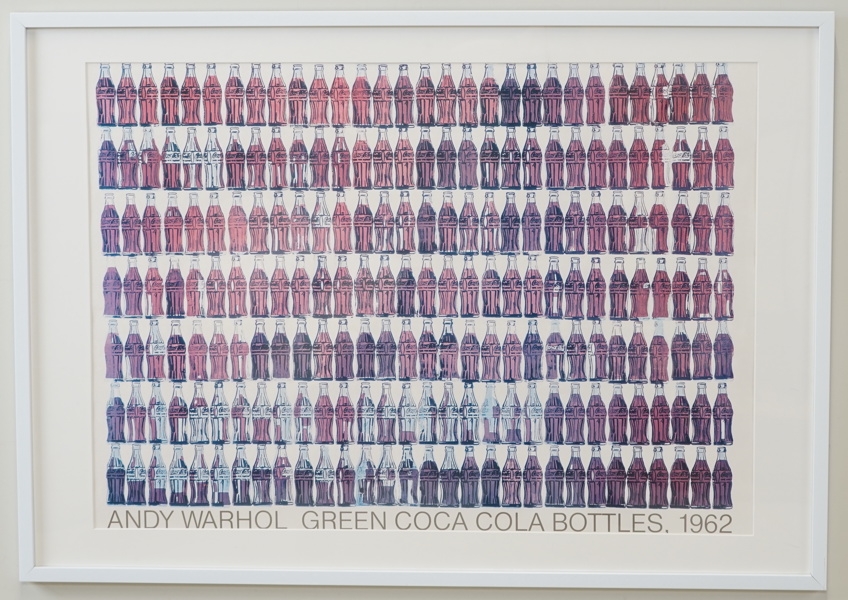 Andy Warhol, affisch, "Green Coca Cola Bottles. 1962".
