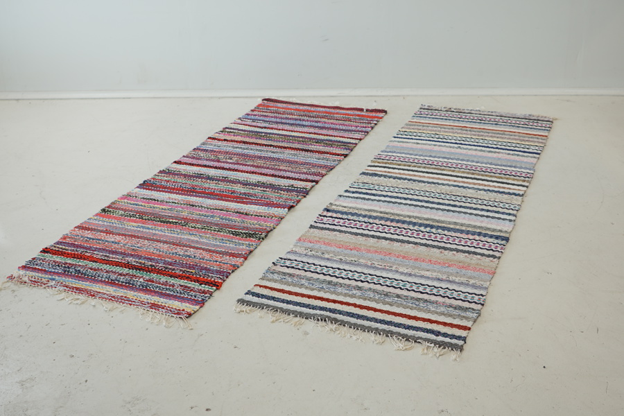 Trasmattor, 2 st, textil.