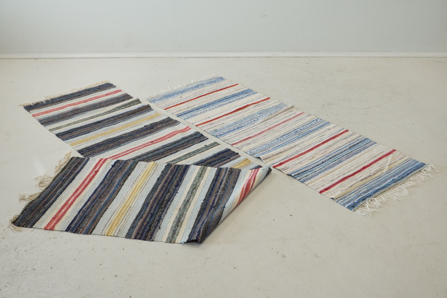 Trasmattor, 2 st, textil.