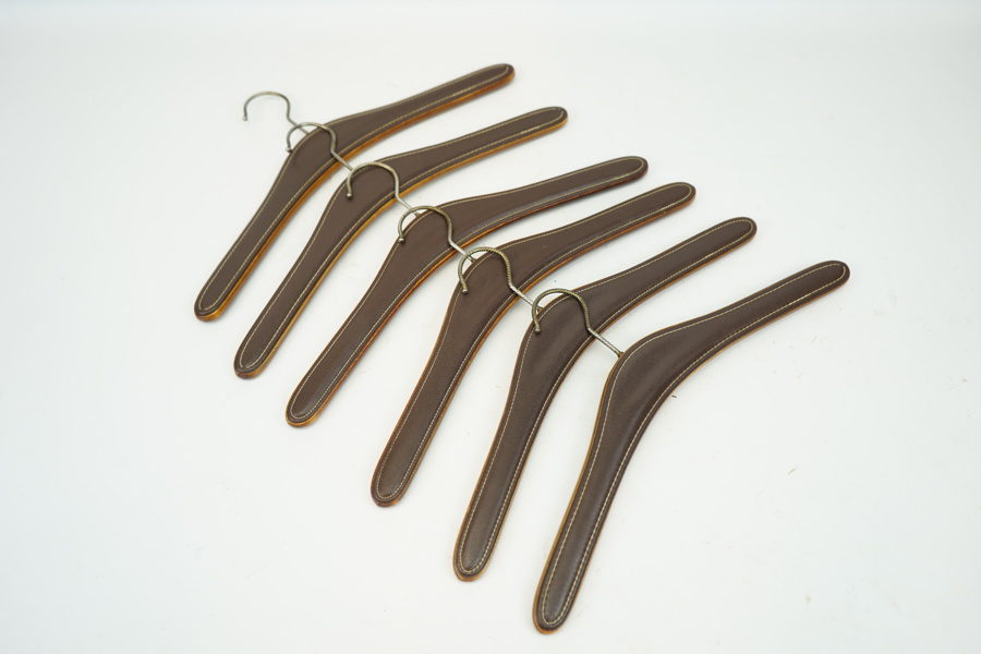 Galgar, 6 st, galon/trä, 1960/70-tal.