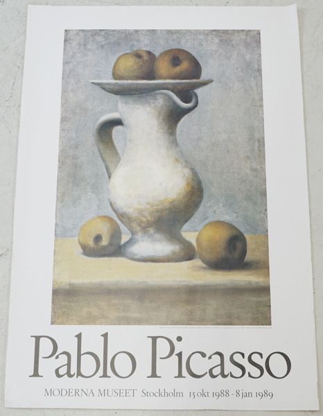Pablo Picasso, utställningsaffisch, Moderna Museet Stockholm, 1988/89.