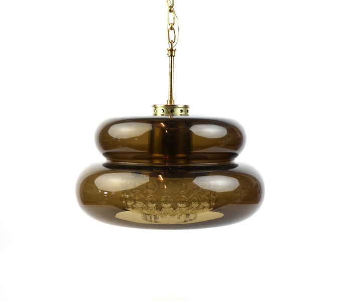 Carl Fagerlund, taklampa, glas, ''Bubblan'', Orrefors.