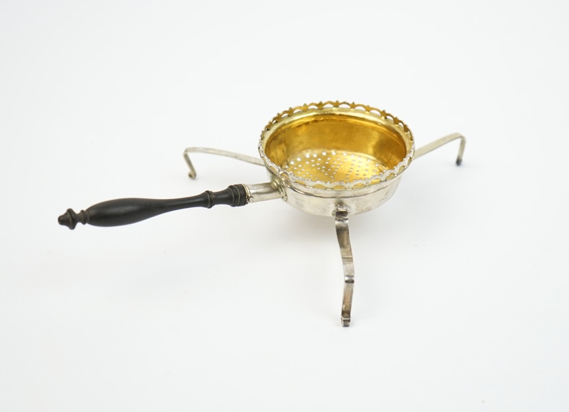 Johan Petter Grönvall, tespindel, silver/trä, Stockholm, 1826.