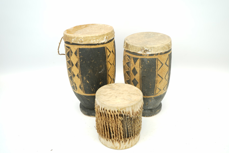 Afrikanska trummor, 3 delar.